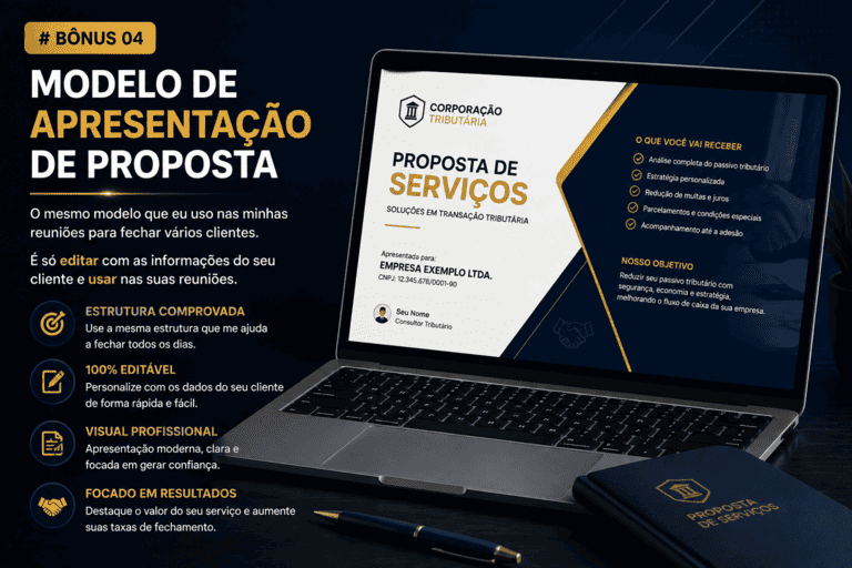 Modelo de apresentação de proposta