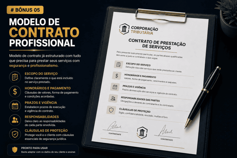 Modelo de contrato profissional